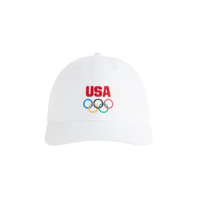 Pre-owned Kith For Team Usa Aaron Classic Cap 'white' | Men's Size Onesize