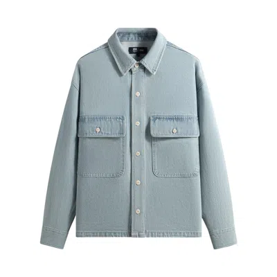 Pre-owned Kith For Team Usa Henson Shirt 'light Indigo' | Blue | Men's Size Xl