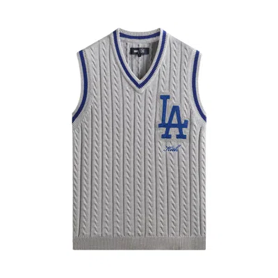Pre-owned Kith For The Los Angeles Dodgers Aiken Vest 'light Heather Grey' | Men's Size Xs In Gray