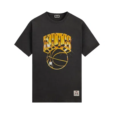 Pre-owned Kith For The New York Knicks Gold Vintage Jones Tee 'black' | Men's Size L
