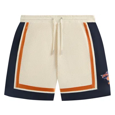Pre-owned Kith For The New York Knicks Mesh Leon Short 'sandrift' | Cream | Men's Size Xl In White