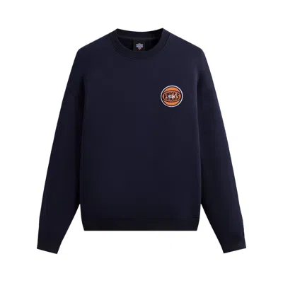 Pre-owned Kith For The New York Knicks Ny To The World Nelson Crewneck 'nocturnal' | Blue | Men's Size Xxl