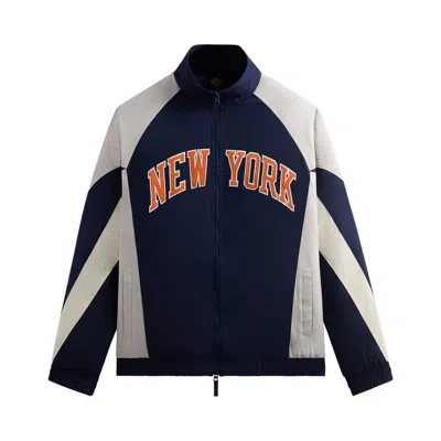Pre-owned Kith For The New York Knicks Nylon Padded Jacket 'nocturnal' In Blue