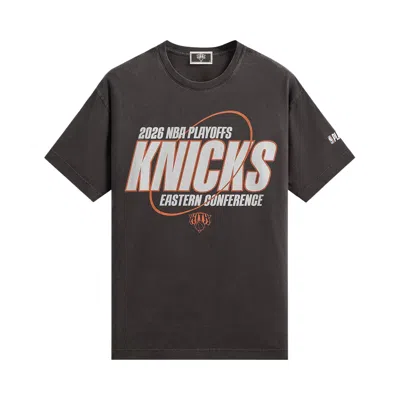 Pre-owned Kith For The New York Knicks Playoffs Tee 'black' | Men's Size L