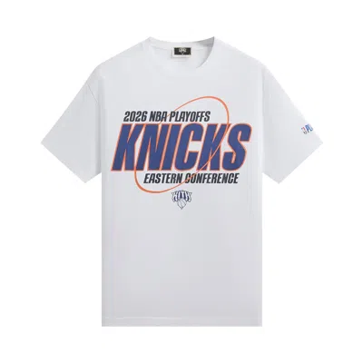 Pre-owned Kith For The New York Knicks Playoffs Tee 'white' | Men's Size L