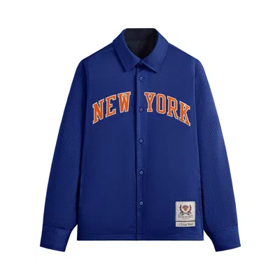Pre-owned Kith For The New York Knicks Reversible Ginza 'current' | Blue | Men's Size Xxl
