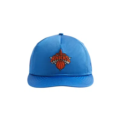 Pre-owned Kith For The New York Knicks Satin 9fifty Snapback 'royal' In Blue
