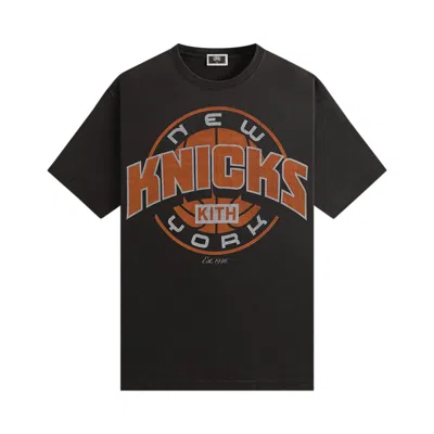 Pre-owned Kith For The New York Knicks Showtime Vintage Tee 'black' | Men's Size L