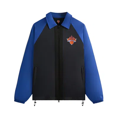 Pre-owned Kith For The New York Knicks Vintage Nylon Jacket 'black' | Multi-color | Men's Size Xxl