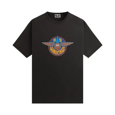 Pre-owned Kith For The New York Knicks Wingman Vintage Tee 'black' | Men's Size Xl