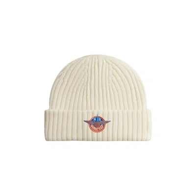Pre-owned Kith For The New York Knicks Wings Logo Beanie 'sandrift' | Cream | Men's Size Onesize In White