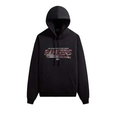 Pre-owned Kith For The New York Rangers Madison Square Garden Puck Vintage Nelson Hoodie 'black' | Men's Size
