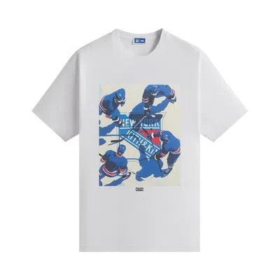 Pre-owned Kith For The New York Rangers On Ice Vintage Tee 'white' | Men's Size Xl