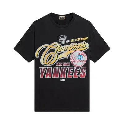 Pre-owned Kith For The New York Yankees Champions Vintage Tee 'black' | Men's Size S