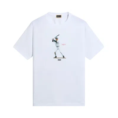 Pre-owned Kith For The New York Yankees Derek Jeter At Bat Vintage Tee 'white' | Men's Size Xl