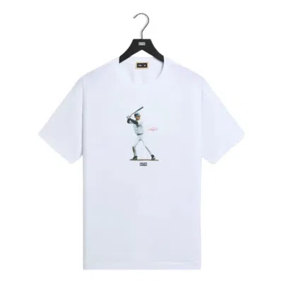 Kith For The New York Yankees Derek Jeter At Bat Vintage T-shirt 'white' In Multi