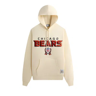 Pre-owned Kith For The Nfl Chicago Bears Vintage Hoodie 'sandrift' | White | Men's Size Xl