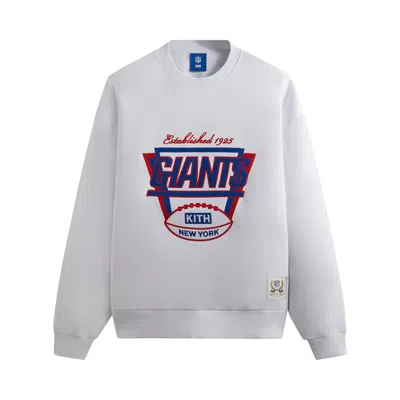 Pre-owned Kith For The Nfl: Giants 1925 Nelson Crewneck 'white'