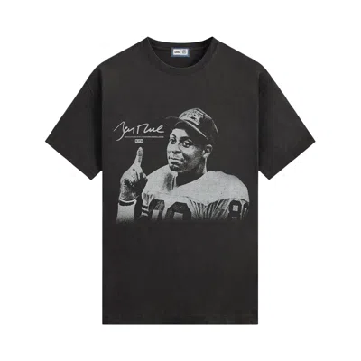 Pre-owned Kith For The Nfl Jerry Rice Vintage Jones Tee 'black' | Men's Size M