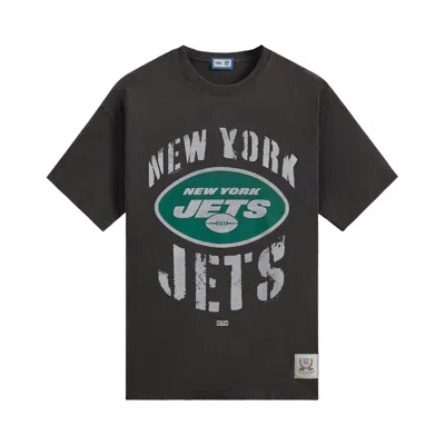 Pre-owned Kith For The Nfl: Jets Vintage Tee 'black'