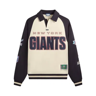 Pre-owned Kith For The Nfl New York Giants Vintage Rugby 'sandrift' | White | Men's Size S