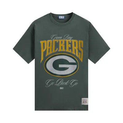Pre-owned Kith For The Nfl: Packers Vintage Tee 'stadium' | Green | Men's Size M