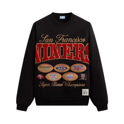 Pre-owned Kith For The Nfl San Francisco 49ers Vintage Crewneck 'black' | Men's Size Xl