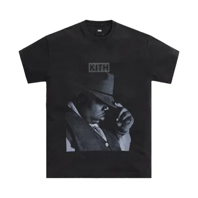 Pre-owned Kith For The Notorious B.i.g Last Day Vintage Tee 'black' | Men's Size Xs
