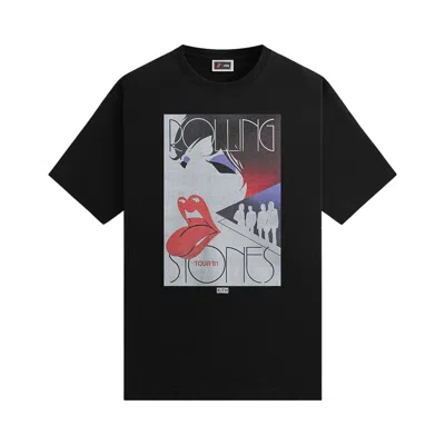 Pre-owned Kith For The Rolling Stones Tour 1981 Tee 'black' | Men's Size L