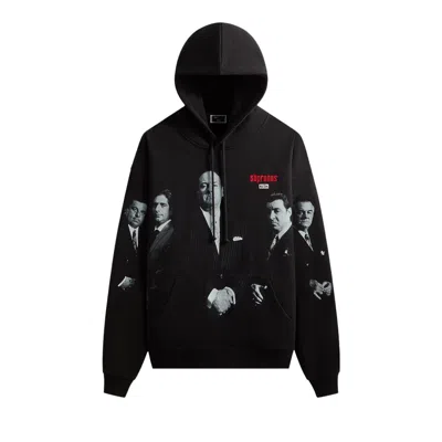 Pre-owned Kith For The Sopranos Arched Character Nelson Hoodie 'black' | Men's Size L