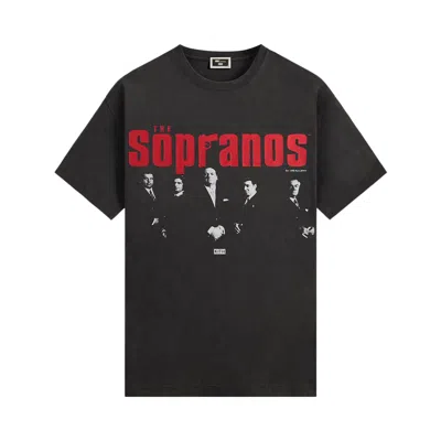 Pre-owned Kith For The Sopranos Est. 1990 Poster Vintage Tee 'black' | Men's Size L