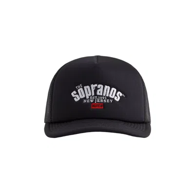 Pre-owned Kith For The Sopranos Nolan Trucker Hat 'black' | Men's Size Onesize
