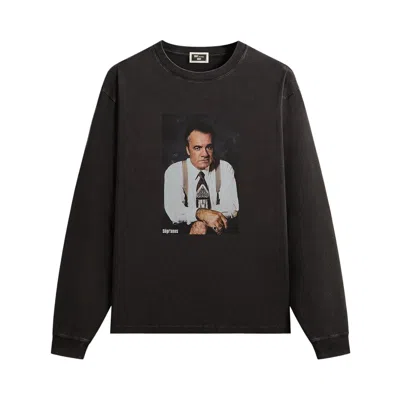 Pre-owned Kith For The Sopranos Paulie Vintage Long Sleeve Tee 'black' | Men's Size L