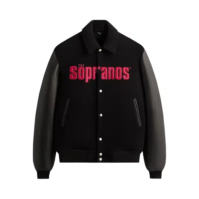 Pre-owned Kith For The Sopranos Varsity Jacket 'black' | Men's Size L