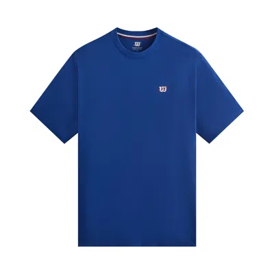 Pre-owned Kith For Wilson Breakpoint Seamless Tee 'blue Quartz' | Men's Size M