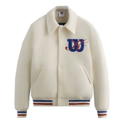 Kith For Wilson Coaches Jacket 'vivid' In Neutral