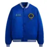 Kith For X-men Beast Satin Bomber Jacket 'cyclone' In Multi