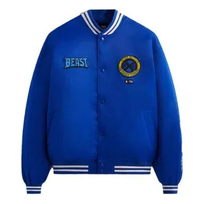 Kith For X-men Beast Satin Bomber Jacket 'cyclone' In Multi