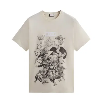 Pre-owned Kith For X-men Comic Inked Vintage Tee 'sandrift' In Cream