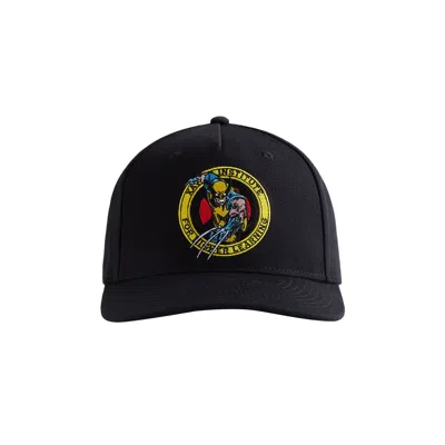 Pre-owned Kith For X-men Wolverine Pinch Crown Snapback 'black' | Men's Size Onesize