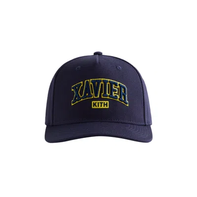 Pre-owned Kith For X-men Xavier Cap 'nocturnal' | Blue | Men's Size M/l