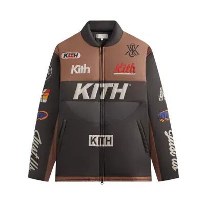 Pre-owned Kith Full Zip Brixton Puffed Shirt Jacket 'yuma' In Multi