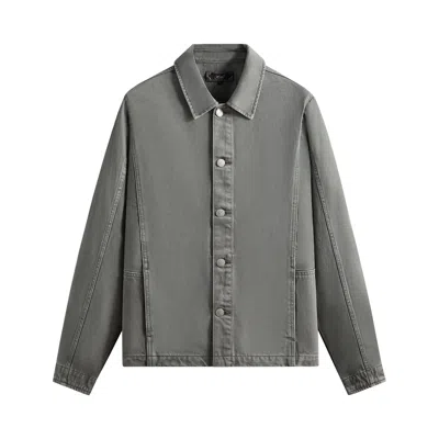 Pre-owned Kith Galen Denim Jacket 'island' | Grey | Men's Size M In Gray