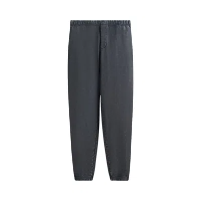Pre-owned Kith Garment Dyed Emmons Sweatpants 'asteroid' | Black | Men's Size S