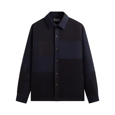 Pre-owned Kith Garment Dyed Isaiah Buttondown 'ink' | Black | Men's Size Xs