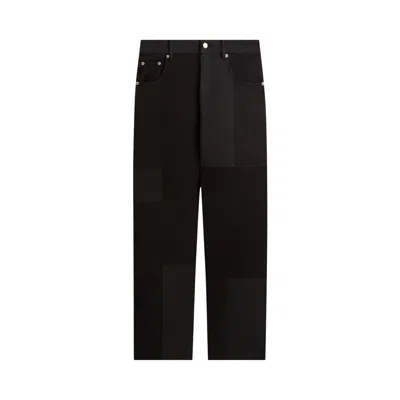 Pre-owned Kith Garment Dyed Patchwork Prospect Grand 'carbon' | Black | Men's Size 28