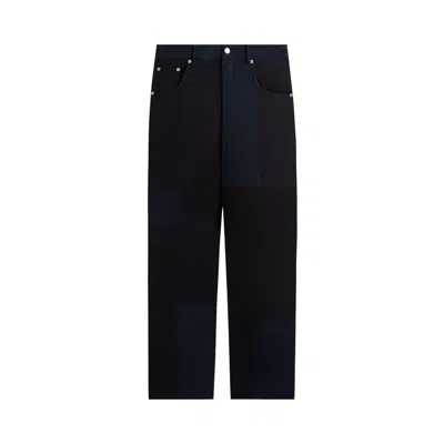 Pre-owned Kith Garment Dyed Patchwork Prospect Grand 'ink' | Black | Men's Size 34