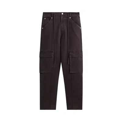 Pre-owned Kith Garment Dyed Zane Cargo Pant 'kindling' | Black | Men's Size 28