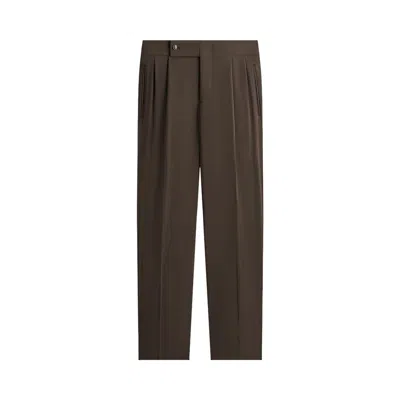 Pre-owned Kith Giorgio Armani & &kin Artist Suit Pant 'kindling' | Brown | Men's Size M