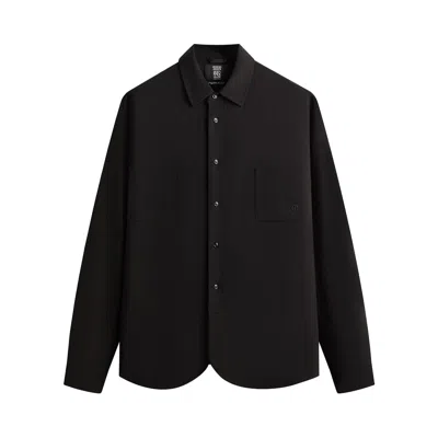 Pre-owned Kith Giorgio Armani & &kin Milano Crepe Entrepreneur Shirt 'black' | Men's Size M
